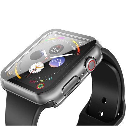 Carcasa 360° (Husa + Folie) - Apple Watch 7/8/9 - 45MM - Clear