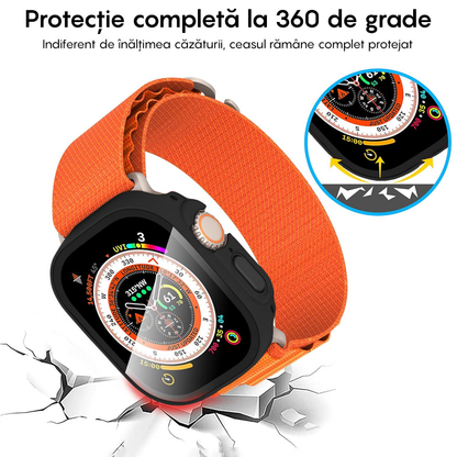 Carcasa 360° (Husa + Folie) - Apple Watch Ultra 1/Ultra 2 - 49MM - Black