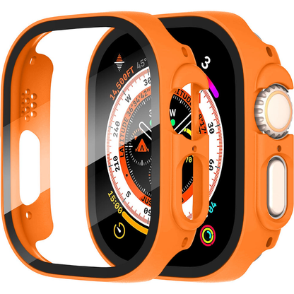 Carcasa 360° (Husa + Folie) - Apple Watch Ultra 1/Ultra 2 - 49MM - Orange