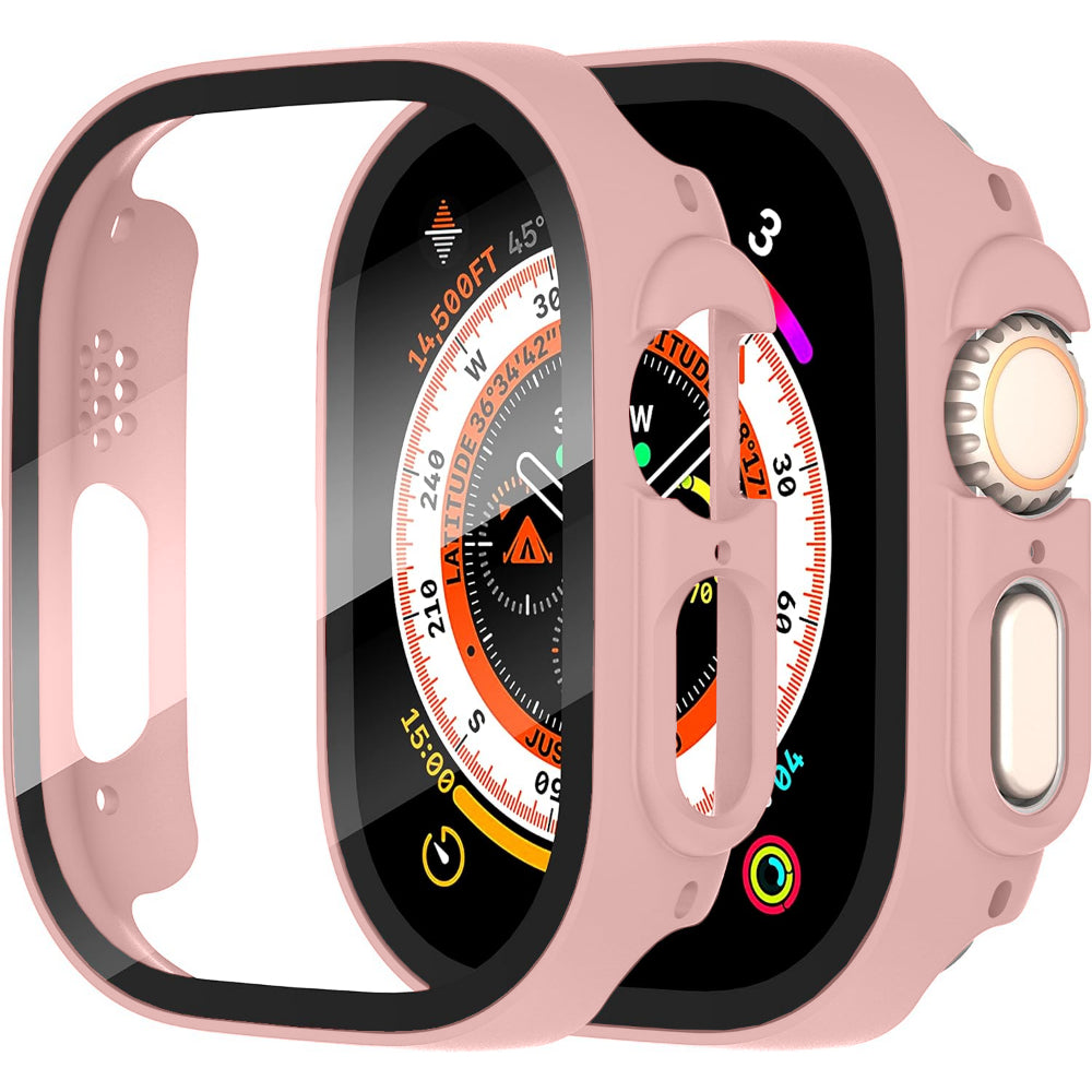 Carcasa 360° (Husa + Folie) - Apple Watch Ultra 1/Ultra 2 - 49MM - Pink