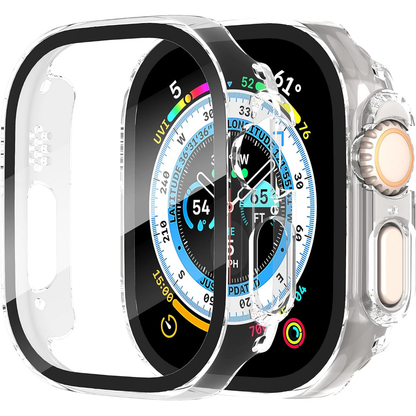 Carcasa 360° (Husa + Folie) - Apple Watch Ultra 1/Ultra 2 - 49MM - Clear