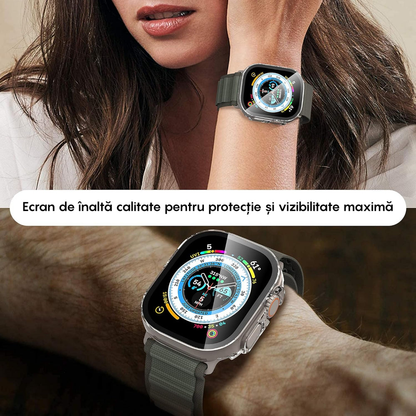 Carcasa 360° (Husa + Folie) - Apple Watch Ultra 1/Ultra 2 - 49MM - Clear