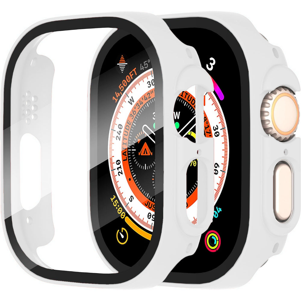 Carcasa 360° (Husa + Folie) - Apple Watch Ultra 1/Ultra 2 - 49MM - White