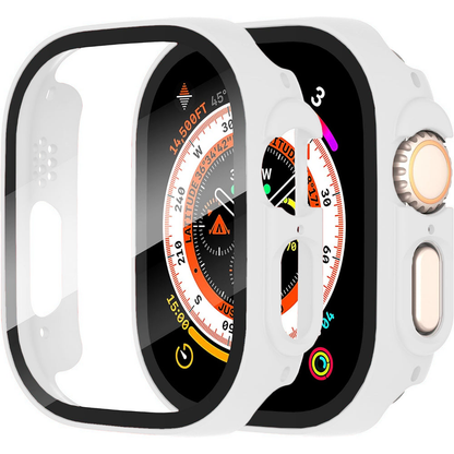 Carcasa 360° (Husa + Folie) - Apple Watch Ultra 1/Ultra 2 - 49MM - White