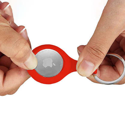 Husa Soft Silicone - AirTag - Red