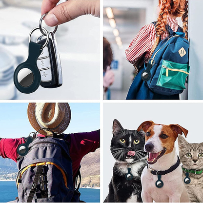 Husa Soft Silicone - AirTag - Navy