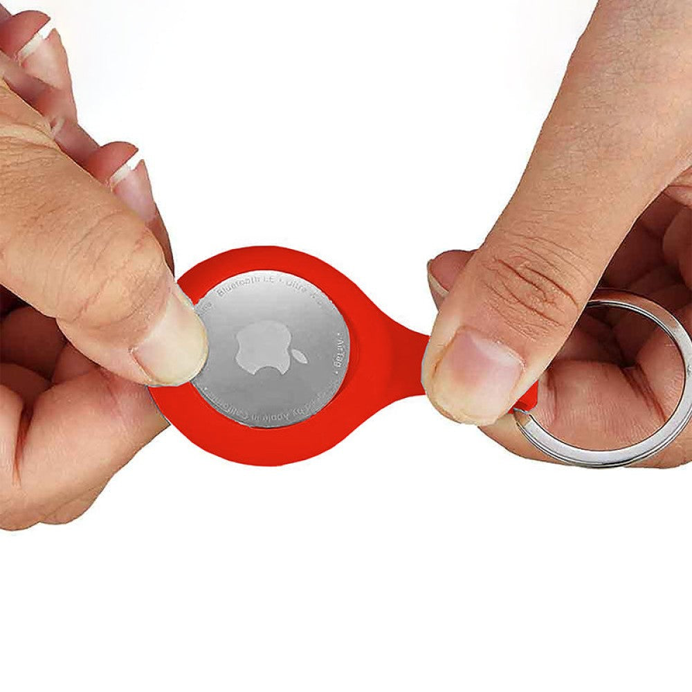 Husa Soft Silicone - AirTag - Orange