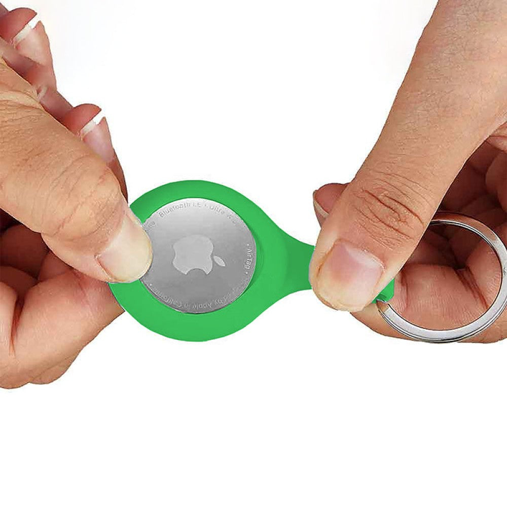 Husa Soft Silicone - AirTag - Verde