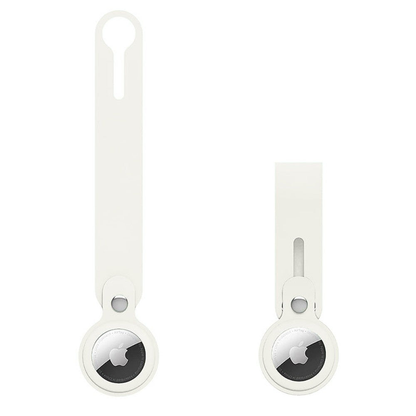 Husa Silicone Loop - AirTag - Alb