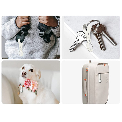 Husa Silicone Loop - AirTag - Alb