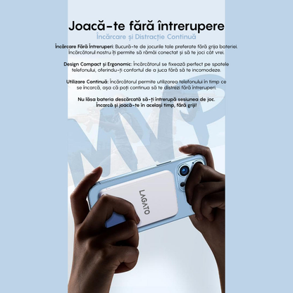 Baterie Externa MagSafe Lagato MS1 Pro 5000 mAh - Alb