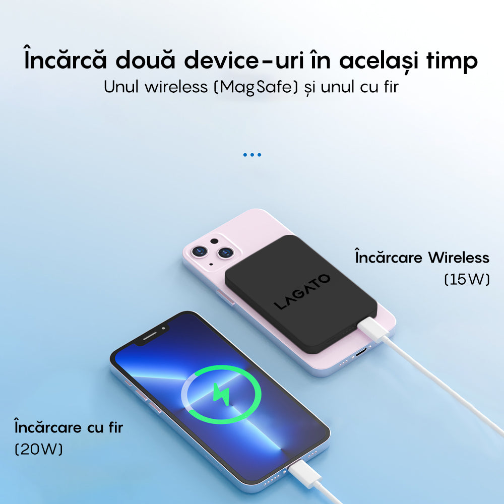 Baterie Externa MagSafe Lagato VoltEdge Pro 10000 mAh