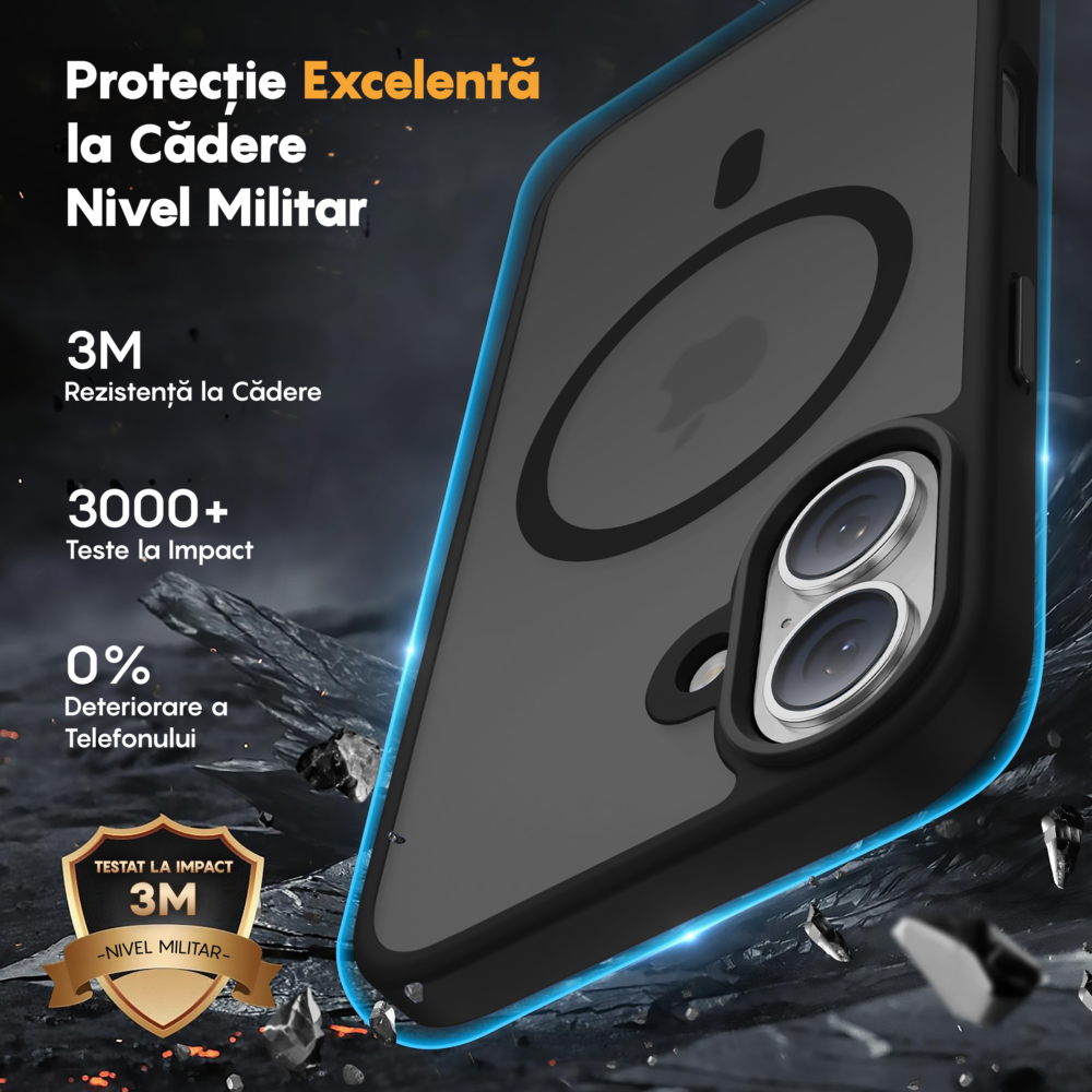 Husa MagSafe - iPhone 17 - Negru