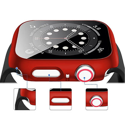 Carcasa 360° (Husa + Folie) - Apple Watch 7/8/9 - 41MM - Rosu