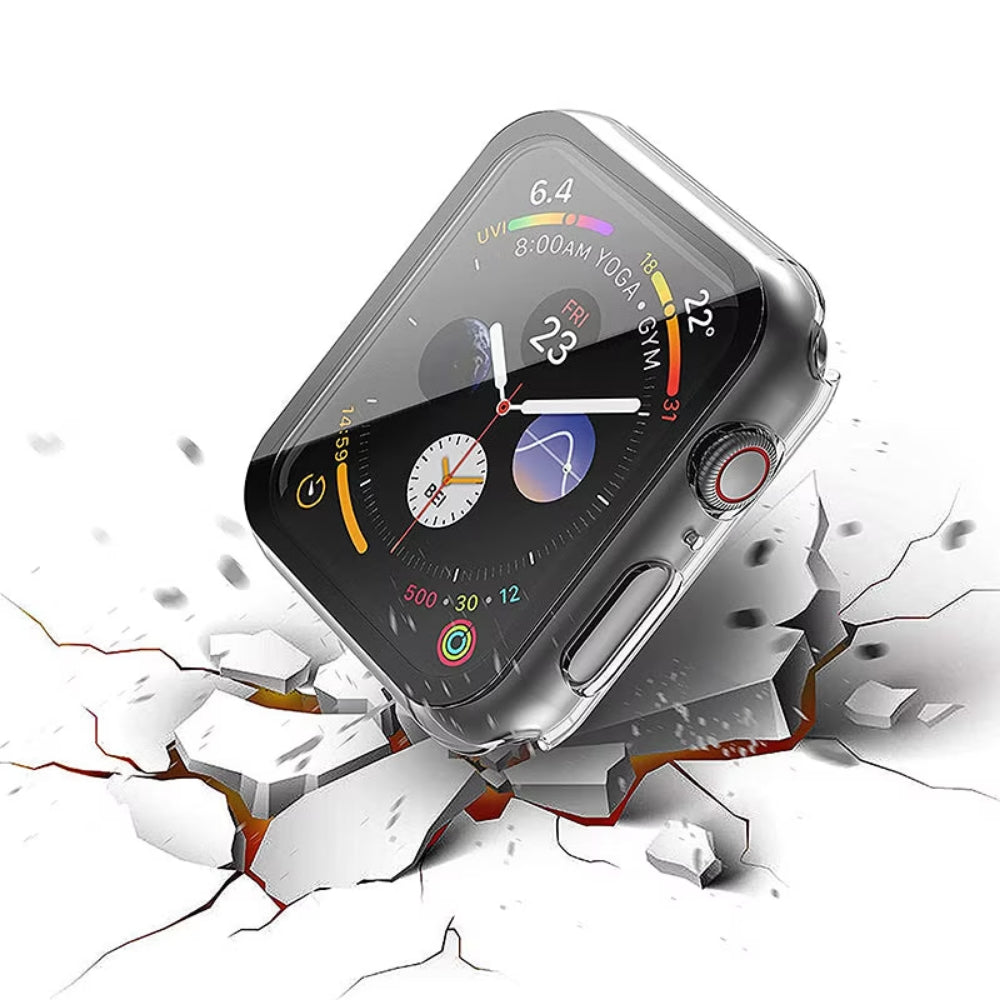 Carcasa 360° (Husa + Folie) - Apple Watch 7/8/9 - 41MM - Clear