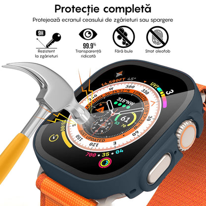 Carcasa 360° (Husa + Folie) - Apple Watch Ultra 1/Ultra 2 - 49MM - Midnight Blue