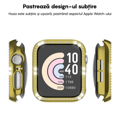 Carcasa Diamond - Apple Watch 4/5/6/SE - 40MM - Gold