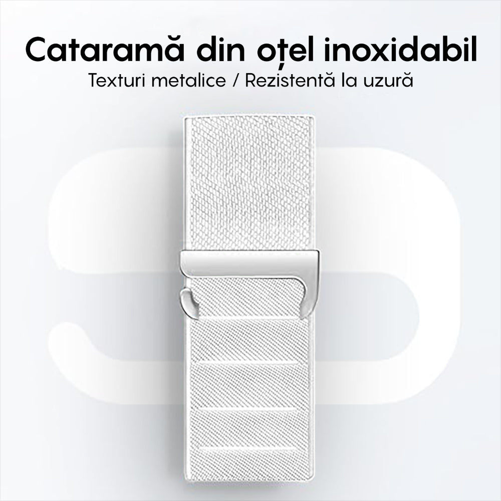 Curea Alpine Summit - Apple Watch 1/2/3/4/5/6/7/8/9/SE - 38/40/41 MM - Alb