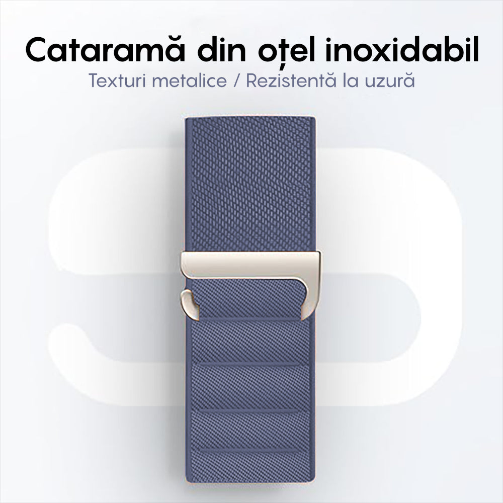 Curea Alpine Summit - Apple Watch 1/2/3/4/5/6/7/8/9/SE - 38/40/41 MM - Albastru