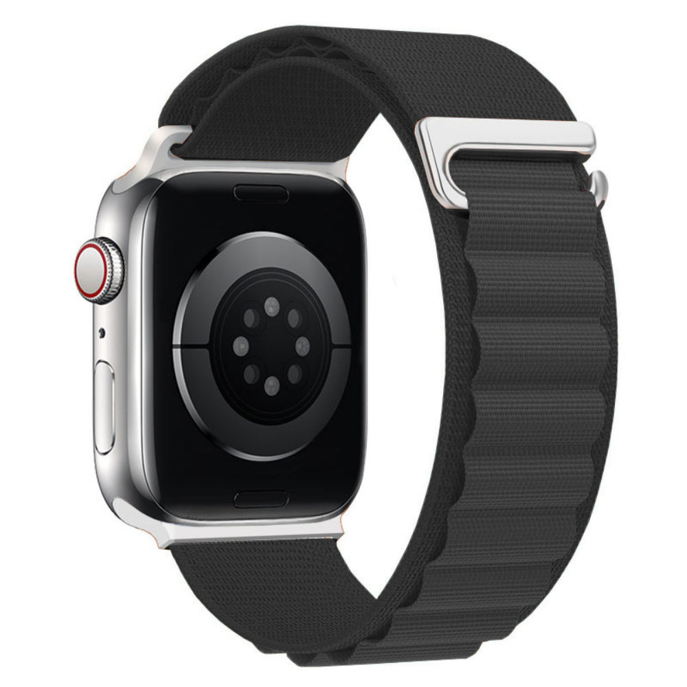 Curea Alpine Summit - Apple Watch 1/2/3/4/5/6/7/8/9/SE - 38/40/41 MM - Negru