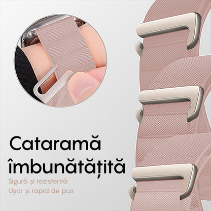 Curea Alpine Summit - Apple Watch 1/2/3/4/5/6/7/8/9/SE/Ultra 1/Ultra 2 - 42/44/45/49 MM - Pink Sand