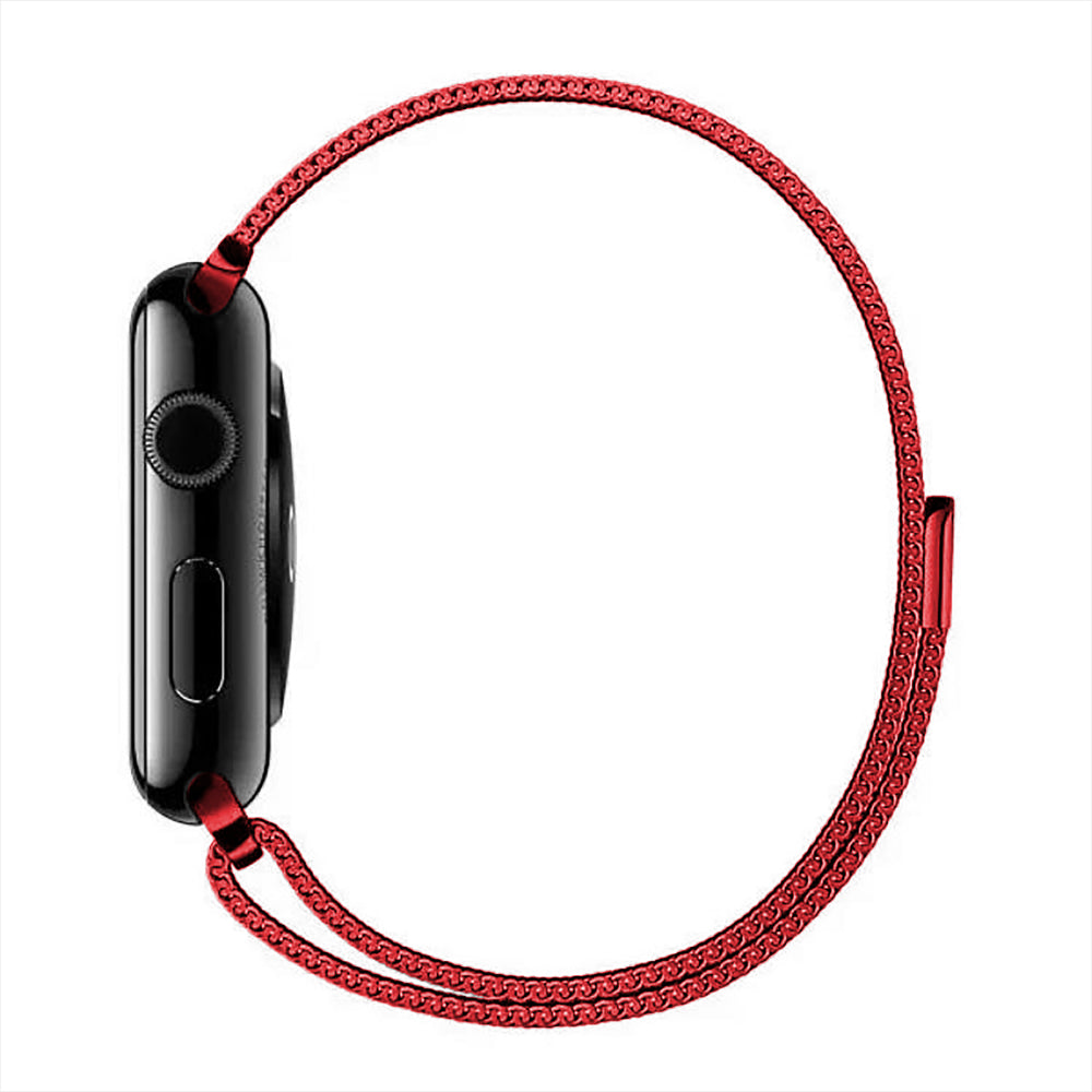 Curea Milanese Classic - Apple Watch 1/2/3/4/5/6/7/8/9/SE - 38/40/41 MM - Red