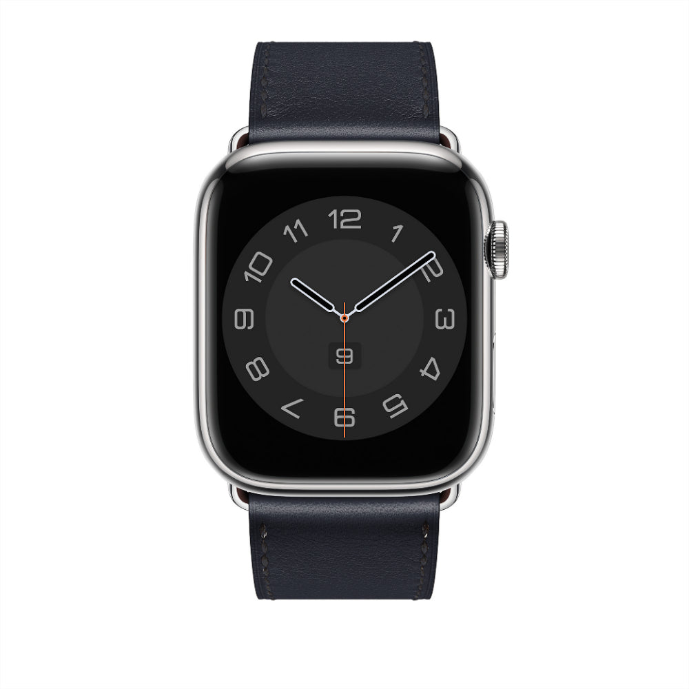 Curea Leather Elegance - Apple Watch 1/2/3/4/5/6/7/8/9/SE - 38/40/41 MM - Midnight Blue