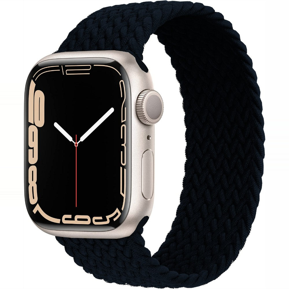 Curea Braided Breeze - Apple Watch 1/2/3/4/5/6/7/8/9/SE - 38/40/41 MM - L - Charcoal