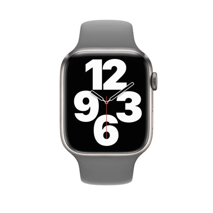 Curea Silicone Sport - Apple Watch 1/2/3/4/5/6/7/8/9/SE - 38/40/41 MM - M/L - Gray