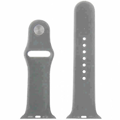 Curea Silicone Sport - Apple Watch 1/2/3/4/5/6/7/8/9/SE - 38/40/41 MM - M/L - Gray