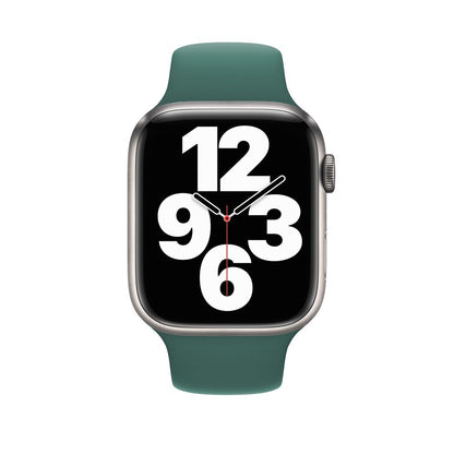 Curea Silicone Sport - Apple Watch 1/2/3/4/5/6/7/8/9/SE - 38/40/41 MM - M/L - Marine