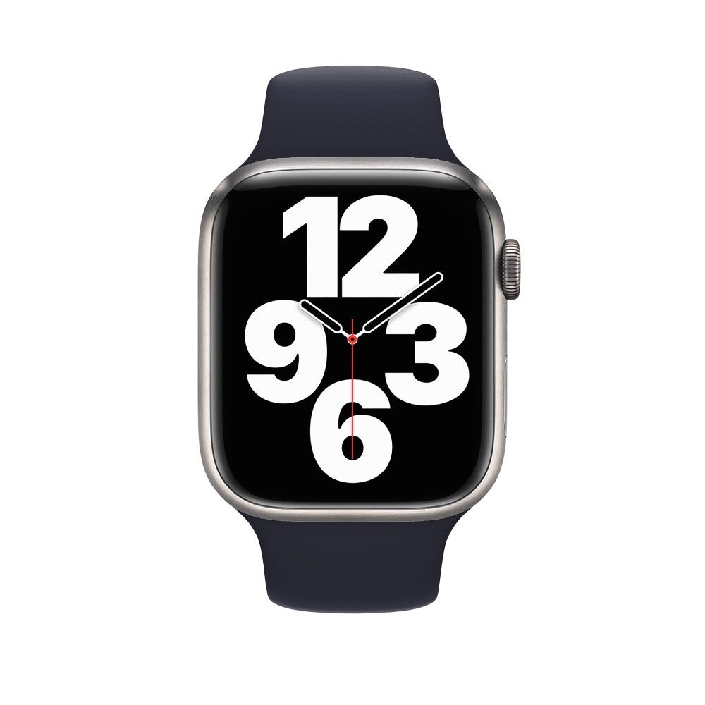 Curea Silicone Sport - Apple Watch 1/2/3/4/5/6/7/8/9/SE - 38/40/41 MM - M/L - Midnight Blue