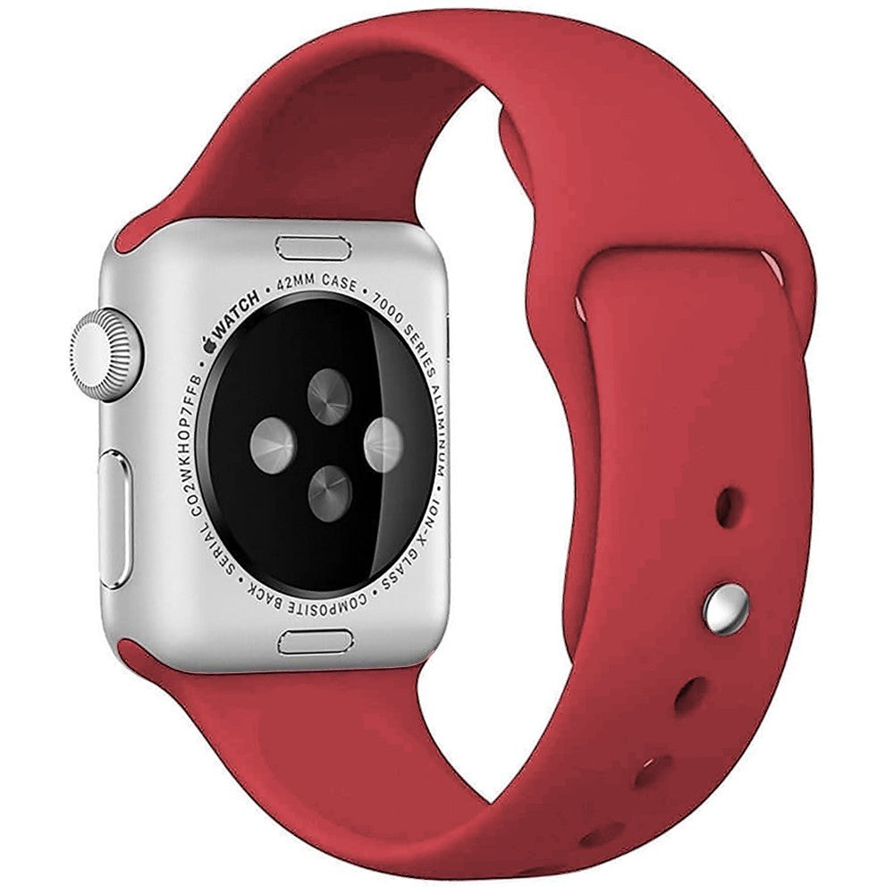 Curea Silicone Sport - Apple Watch 1/2/3/4/5/6/7/8/9/SE - 38/40/41 MM - M/L - Red