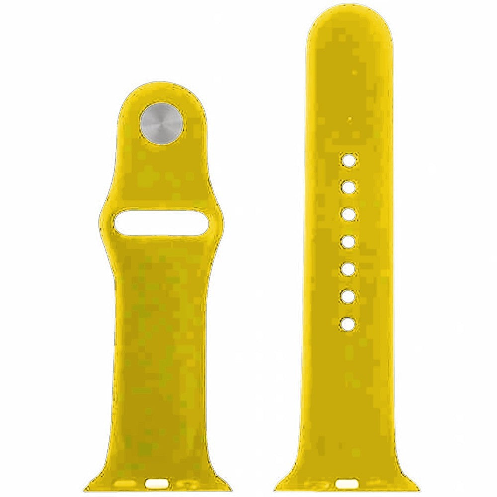 Curea Silicone Sport - Apple Watch 1/2/3/4/5/6/7/8/9/SE - 38/40/41 MM - M/L - Yellow