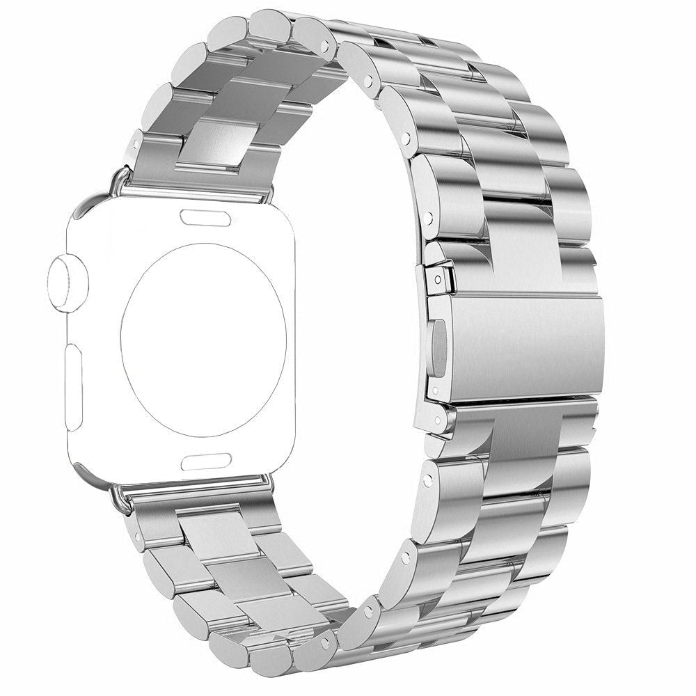 Curea Metallic Link - Apple Watch 1/2/3/4/5/6/7/8/9/SE - 38/40/41 MM - Silver