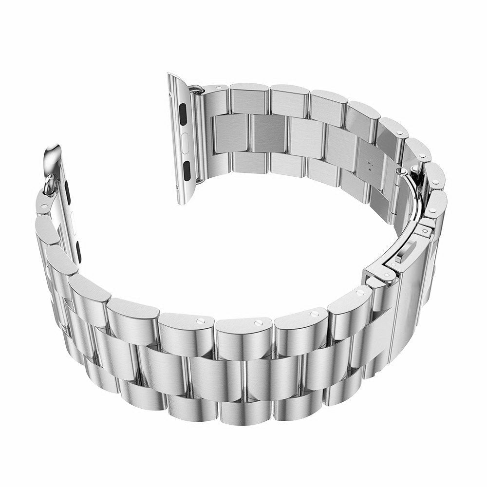 Curea Metallic Link - Apple Watch 1/2/3/4/5/6/7/8/9/SE - 38/40/41 MM - Silver