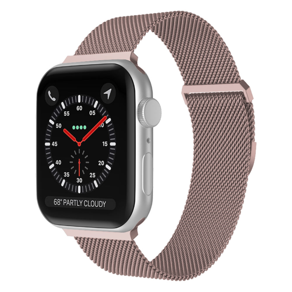 Curea Milanese Duo - Apple Watch 1/2/3/4/5/6/7/8/9/SE - 38/40/41 MM - Rose Pink