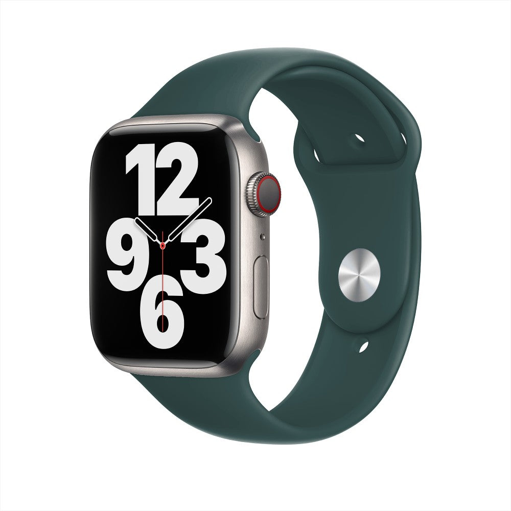 Curea Silicone Sport - Apple Watch 1/2/3/4/5/6/7/8/9/SE - 38/40/41 MM - S/M - Dark Green