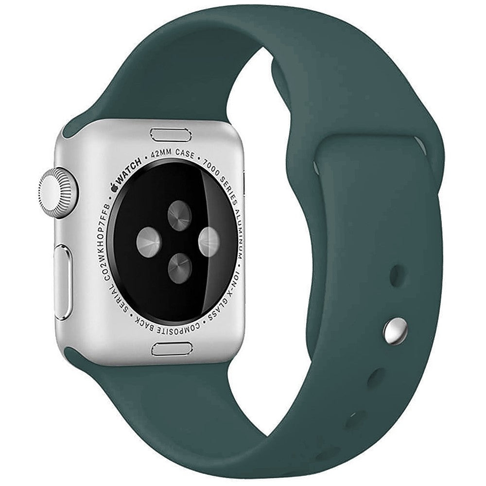 Curea Silicone Sport - Apple Watch 1/2/3/4/5/6/7/8/9/SE - 38/40/41 MM - S/M - Dark Green