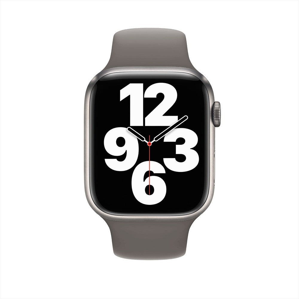 Curea Silicone Sport - Apple Watch 1/2/3/4/5/6/7/8/9/SE - 38/40/41 MM - S/M - Dark Grey