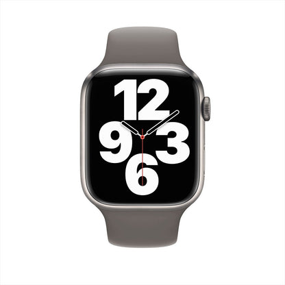 Curea Silicone Sport - Apple Watch 1/2/3/4/5/6/7/8/9/SE - 38/40/41 MM - S/M - Dark Grey