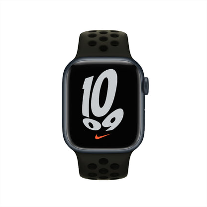 Curea Sport Loop Active - Apple Watch 1/2/3/4/5/6/7/8/9/SE - 38/40/41 MM - S/M - Army Green/Black