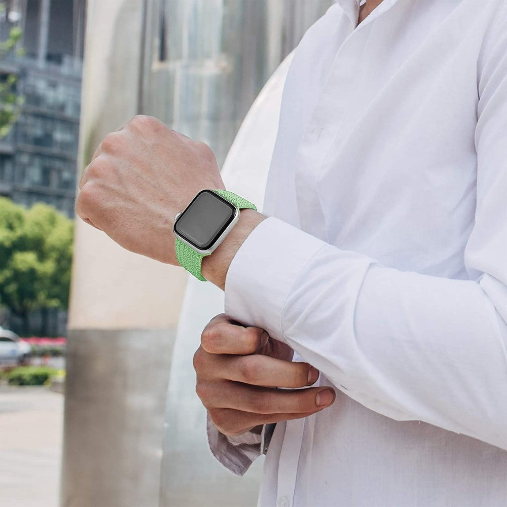 Curea Braided Breeze - Apple Watch 1/2/3/4/5/6/7/8/9/SE - 38/40/41 MM - XS - Pistachio