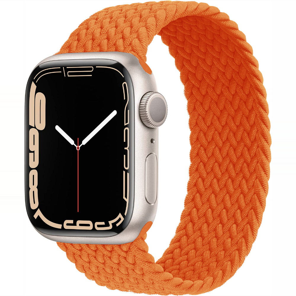 Curea Braided Breeze - Apple Watch 1/2/3/4/5/6/7/8/9/SE/Ultra 1/Ultra 2 - 42/44/45/49 MM - XS - Orange