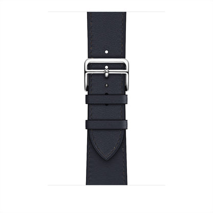 Curea Leather Elegance - Apple Watch 1/2/3/4/5/6/7/8/9/SE/Ultra 1/Ultra 2 - 42/44/45/49 MM - Midnight Blue
