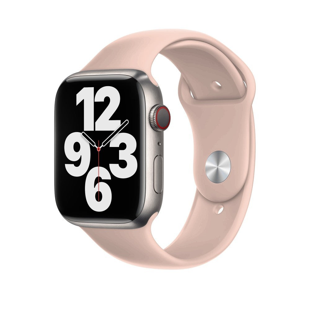 Curea Silicone Sport - Apple Watch 1/2/3/4/5/6/7/8/9/SE/Ultra 1/Ultra 2 - 42/44/45/49 MM - M/L - Pink Sand