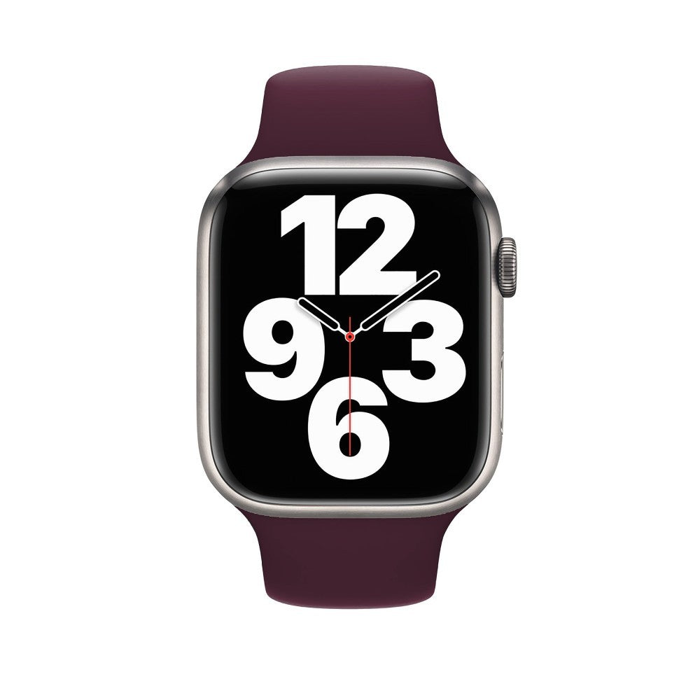 Curea Silicone Sport - Apple Watch 1/2/3/4/5/6/7/8/9/SE/Ultra 1/Ultra 2 - 42/44/45/49 MM - M/L - Wine Red