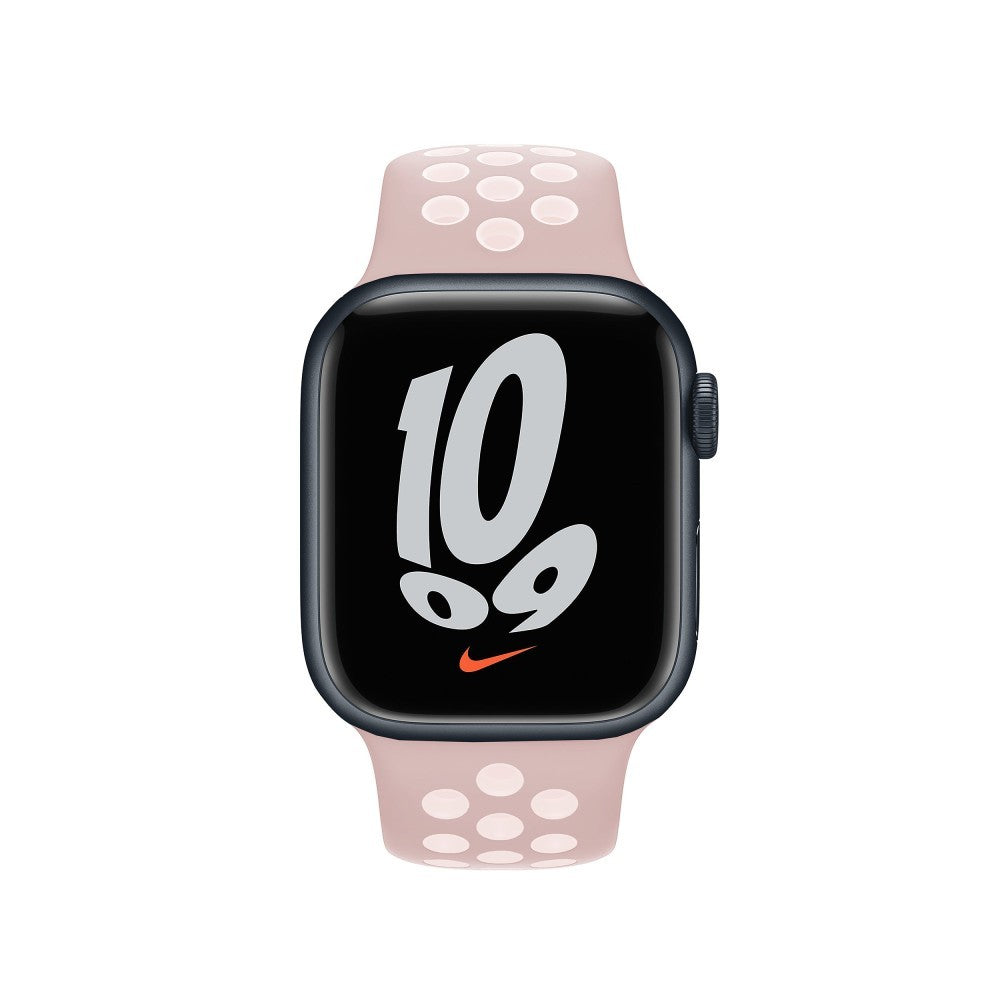 Curea Sport Loop Active - Apple Watch 1/2/3/4/5/6/7/8/9/SE/Ultra 1/Ultra 2 - 42/44/45/49 MM - M/L - Light Pink/White