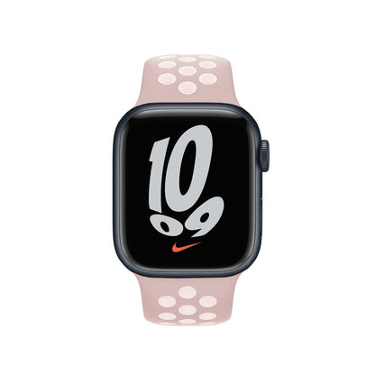 Curea Sport Loop Active - Apple Watch 1/2/3/4/5/6/7/8/9/SE/Ultra 1/Ultra 2 - 42/44/45/49 MM - M/L - Light Pink/White