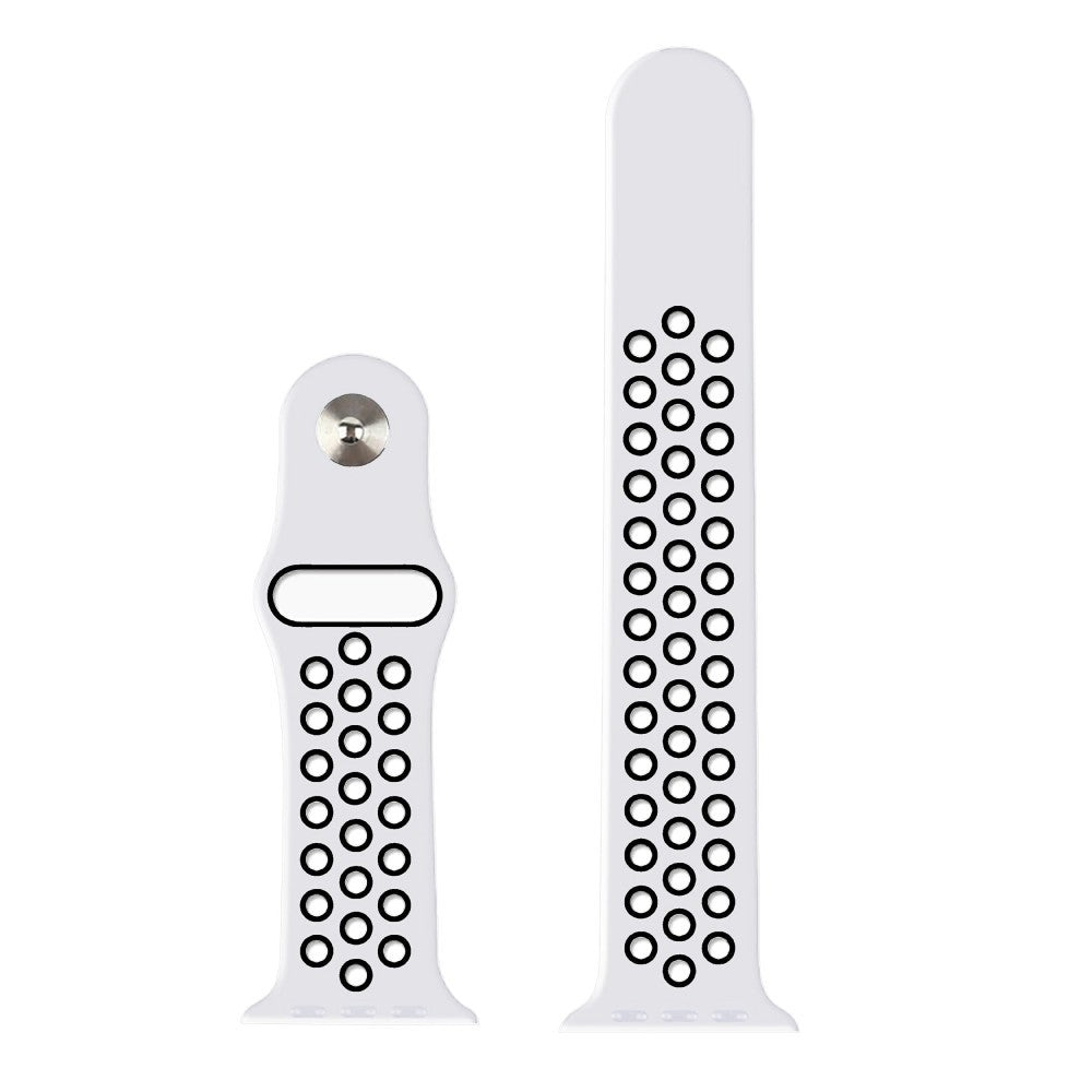 Curea Sport Loop Active - Apple Watch 1/2/3/4/5/6/7/8/9/SE/Ultra 1/Ultra 2 - 42/44/45/49 MM - M/L - White/Black